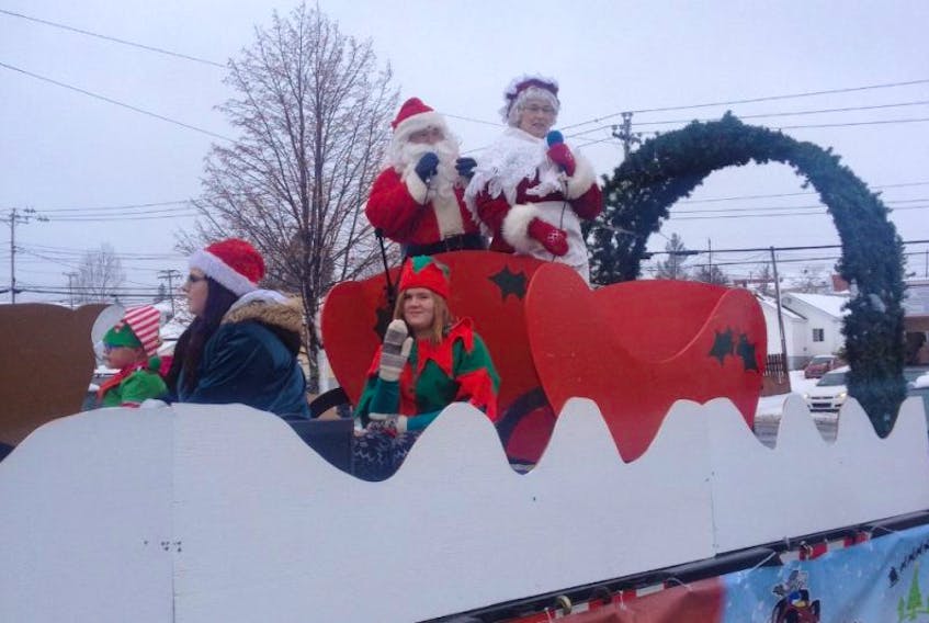 The Jolly Elf himself was joined by Mrs. Claus in greeting the crowds lining Grand Falls-Windsor streets for the annual Santa Claus Parade.
