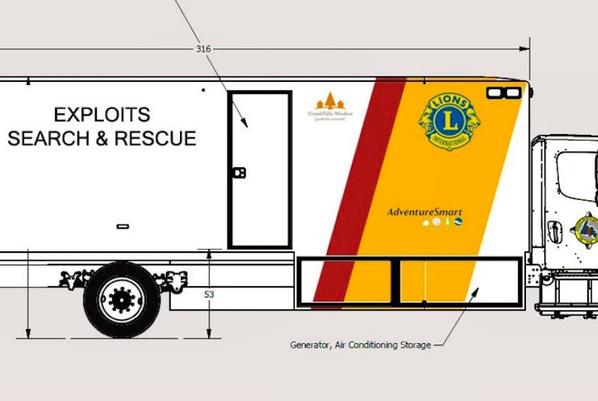 Construction has begun on the new Exploits Search & Rescue Team’s Mobile Command Centre.