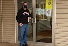 Wayne Tremblay of Charlottetown gets ready to enter the District 10 Charlottetown-Winsloe byelection advance voting location at the Community Baptist Church on Saturday. Advance voting will also take place Monday and Friday from 9 a.m. to 7 p.m. at the same location. Election day is Monday, Nov. 2. Voters are asked to bring and wear masks when in the building. Masks will also be available for those needing one. Other COVID-19 protection procedures are in place. 
