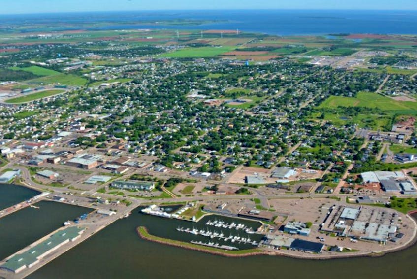 Summerside from the sky.