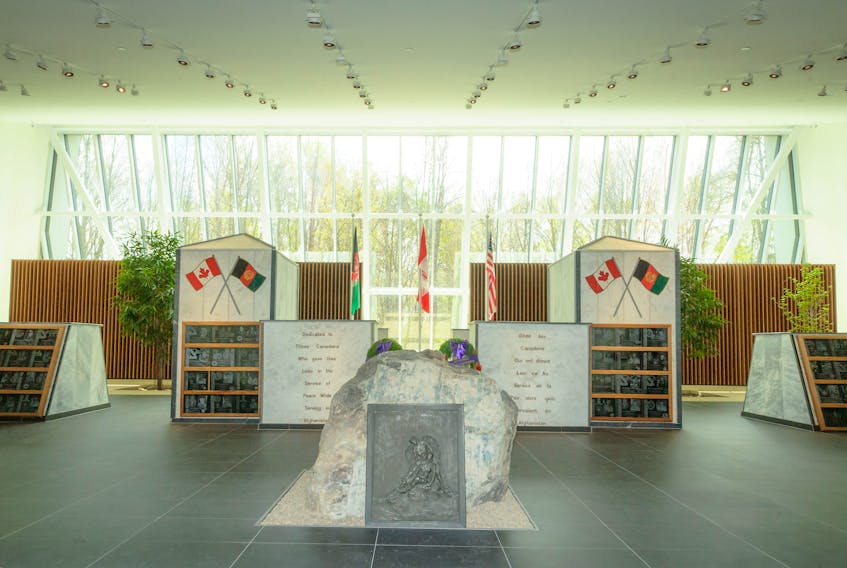 The Afghanistan Memorial Hall at DND's Carling Campus in Ottawa is shown in this photo. Photo Credit: Master Corporal Levarre McDonald.