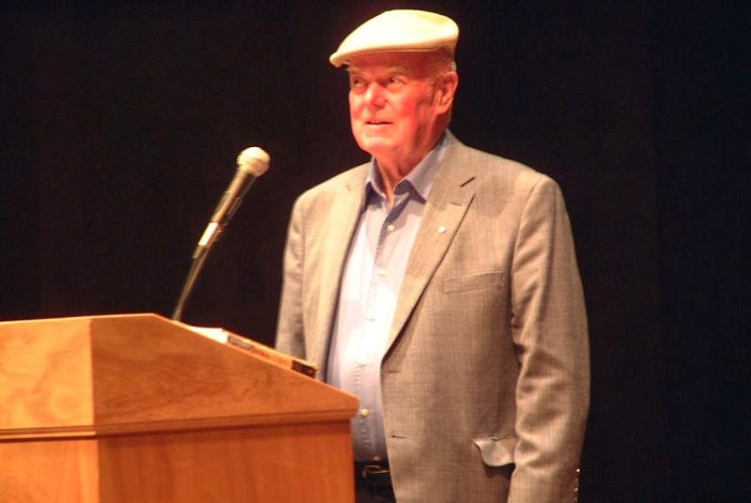 Alistair MacLeod spoke in Wolfville in 2013 at a conference on Atlantic Canadian literature.&nbsp;