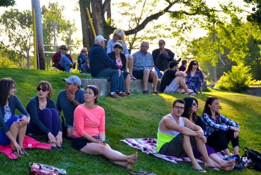 People of all ages showed up for 2016 Thursday evening Makin' Waves concerts in Wentworth Park.