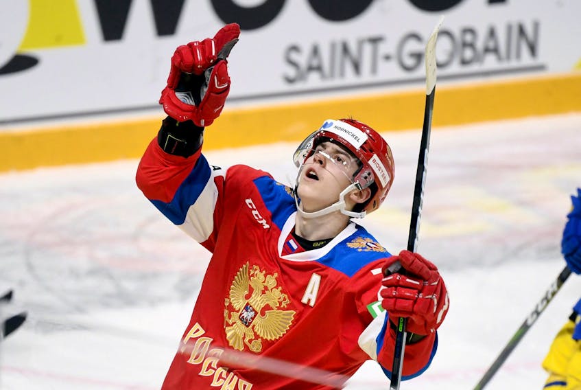 The Maple Leafs will be intently watching how Rodion Amirov of Russia performs at this year's world junior championship.