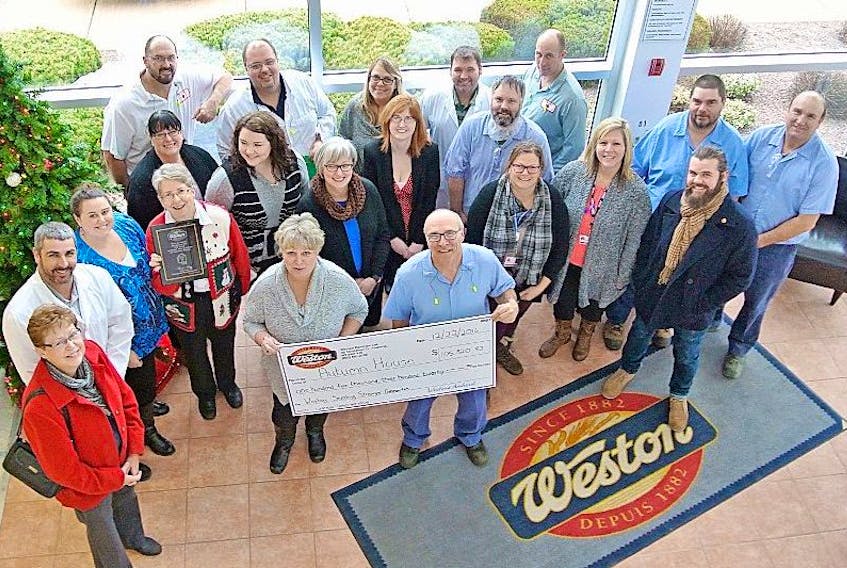 Staff at Weston’s Bakery made 2016 a banner year for themselves and the Autumn House when they presented their largest donation yet of $105,000 to the support service for women and children who have experienced abuse by an intimate partner.

