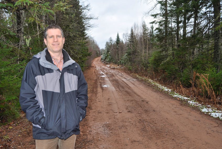 Anthony Fromm will host The Frenchman’s Revenge, a trail run starting and finishing at his home in Brookdale on Saturday, Dec. 9. The event will be a fundraiser for Amherst’s Bridge Adult Service Centre.