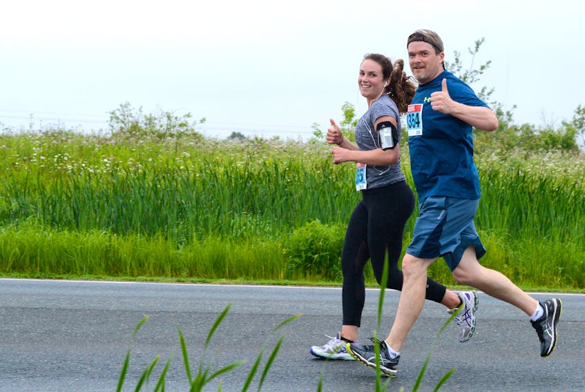 Emma and Chad Winters of Lower Sackville were among the 10K participants in last year’s Cross Border Challenge. The event will return for its 10th year on Saturday, June 23.