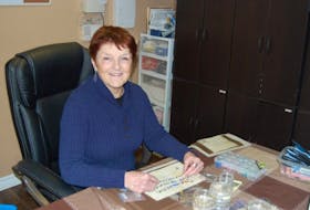 Andrea Sharpe, owner of Karlande Designs Ltd. in Clarenville, is raising funds for Daffodil Place in St. John's through her Hope Crystals bracelet and matching jewellery.