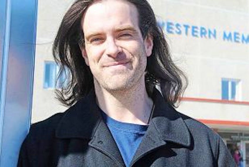 Andrew Abbass is shown outside Western Memorial Regional Hospital in Corner Brook, 2015. — Western Star file photo