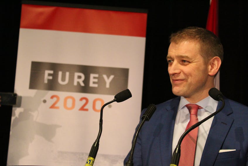 Dr. Andrew Furey announced his candidacy for the Liberal party leadership at the Alt Hotel in St. John’s on Tuesday evening. DAVID MAHER/THE TELEGRAM