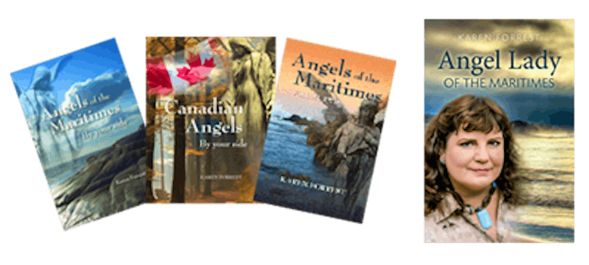 Karen Forrest, Angel Lady, will be at the Cornwall Public Library Oct. 2.