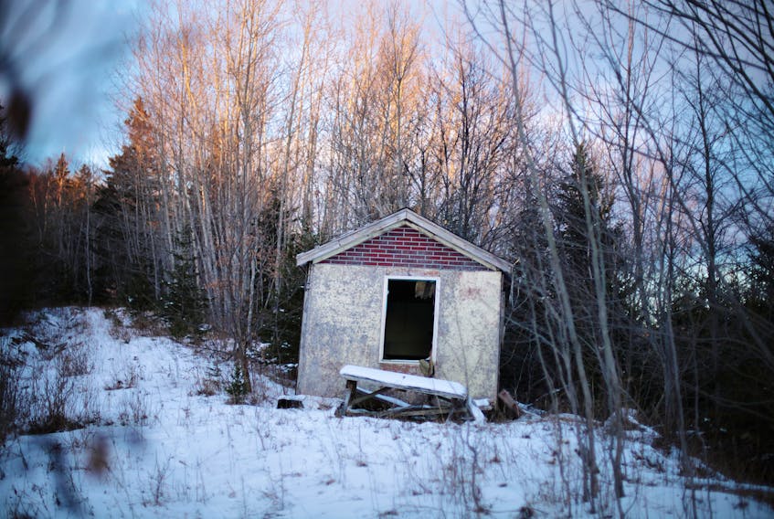There are many old bridges, house foundations and abandoned camps if you know where to look, like this spot on the Fraser Road, Granville Centre. STEVE SKAFTE
