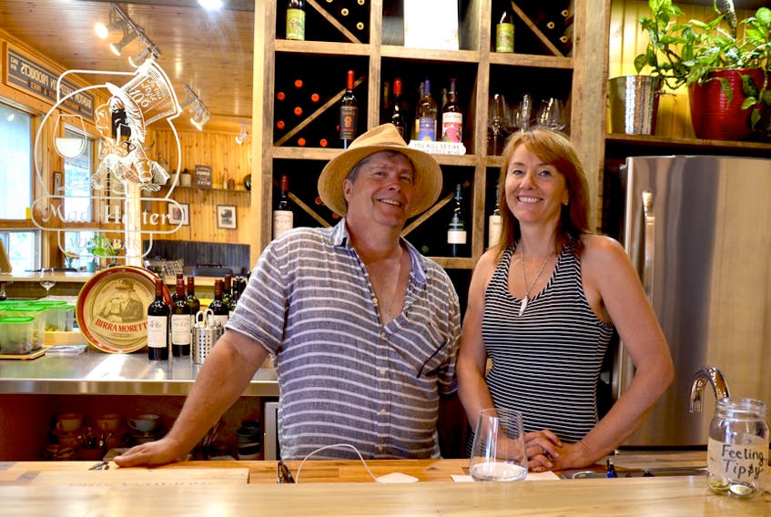 Paul and Holly Sanford own and operate the Mad Hatter Wine Bar at the bottom of St. George Street in Annapolis Royal. – File photo