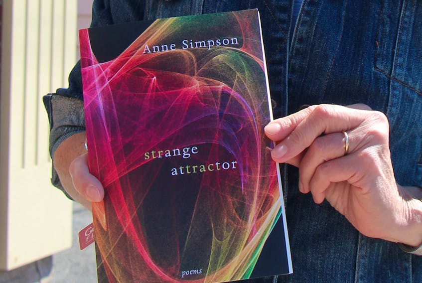 Antigonish author Anne Simpson will launch her new book Strange Attractor Thursday (Sept. 19), beginning at 7 p.m., at the Red Sky Gallery on Main Street. Corey LeBlanc