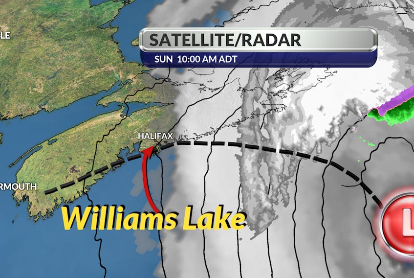 Curious minds want to know… Mick Ryan watched as the wind and the waves created quite a stir on Williams Lake near Halifax last weekend. I turned to past weather charts in search of the answer. - WSI