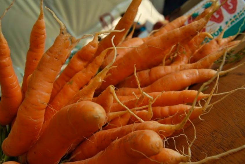 Freshly pulled carrots.
Carla Allen photo
