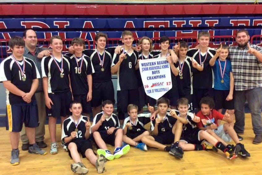 The Ryan Scranton-coached Annapolis West Education Centre junior boys volleyball team brought home the regional championship Monday -- the first time in more than a decade.