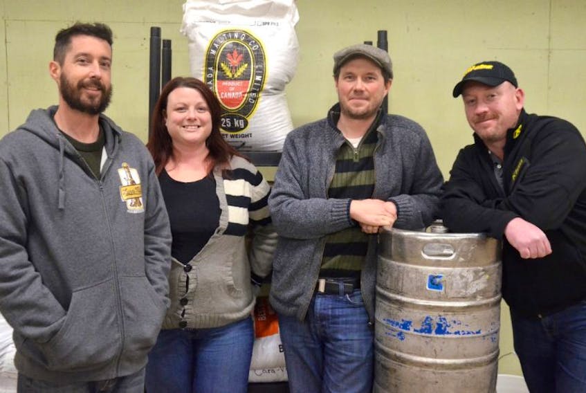 Mark Reid, Chantelle Webb, Sean Ebert, and Chad Graves are starting Lunn’s Mill Beer Company in Lawrencetown. They’re combining home-crafted beer with good local food in a rural environment. They expect to be up and running early this year.