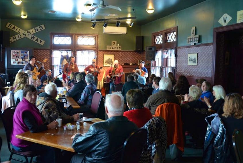 Patrons packed The End of the Line Pub in Bridgetown Jan. 31 to help raise a little money for bluesman James Stevenson who collapsed on the same stage as he performed New Year’s Day at the pub’s levee.