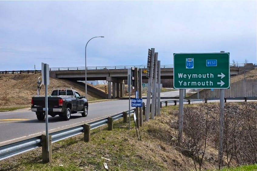 This sign promising a 100-Series highway between Digby and Weymouth is a small step closer to reality.