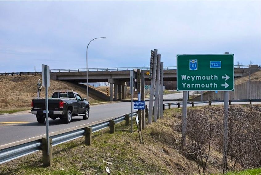 This sign promising a 100-Series highway between Digby and Weymouth is a small step closer to reality.
