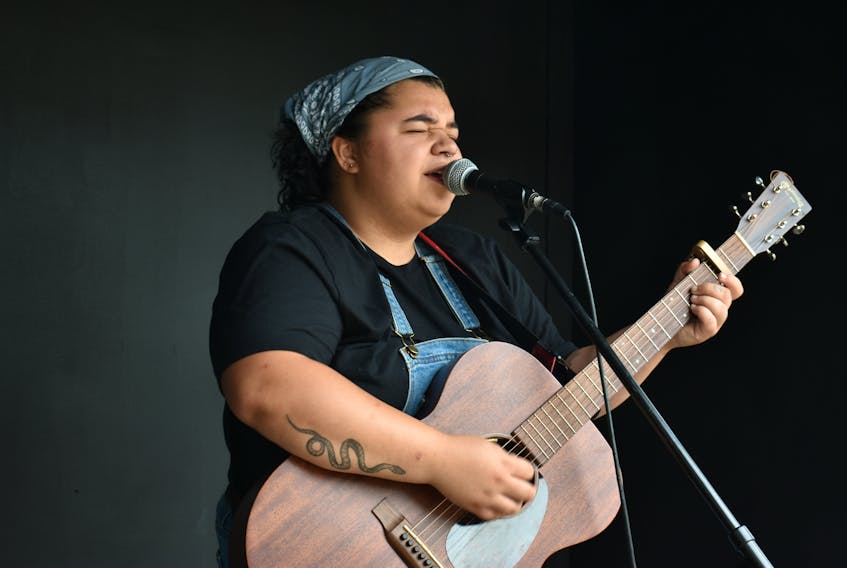 Joce Reyome plays a set on Saturday, Aug. 1 as part of the Founders' Hall Waterfront Music series.