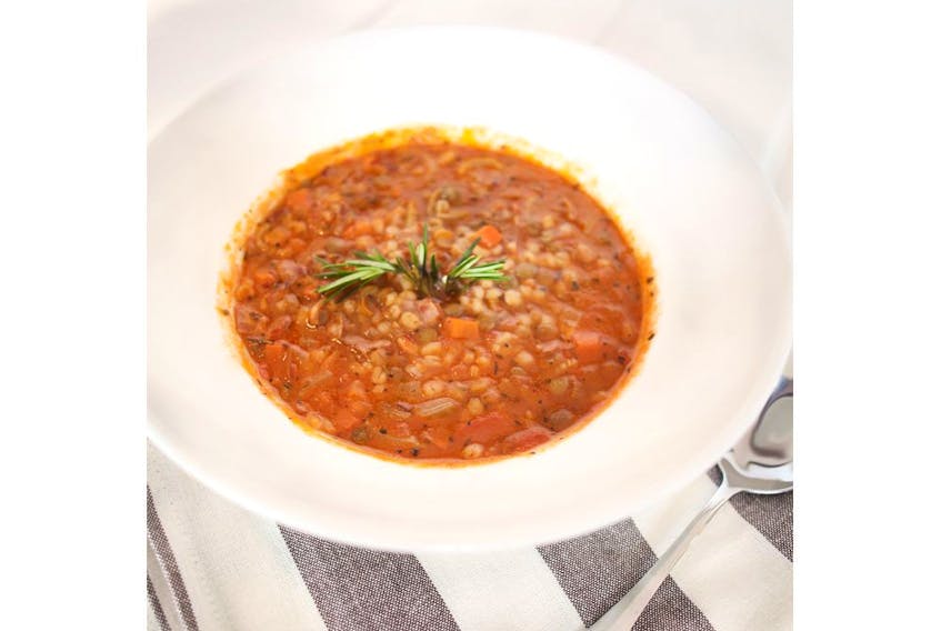 Ham and Lentil Soup with Barley for ATCO Blue Flame Kitchen for Oct. 16, 2019; image supplied by ATCO Blue Flame kitchen