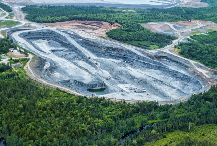 Atlantic Gold's Moose River gold mine as seen from a helicopter. Raymond Plourde File Photo