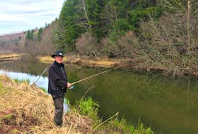 CONTRIBUTED
Frank Fowler enjoying one of his many pastimes, fishing in Bonshaw, P.E.I.