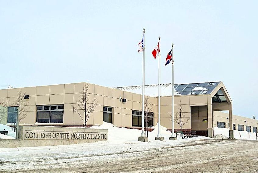 The Labrador West College of the North Atlantic is shown.