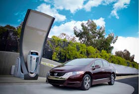 Honda's next generation solar hydrogen station prototype began operating recently at the Los Angeles Center of Honda R&amp;D Americas, Inc. The system is ultimately intended for use as a home refueling appliance capable of an overnight refill of fuel cell electric vehicles, such as the Honda FCX Clarity.  