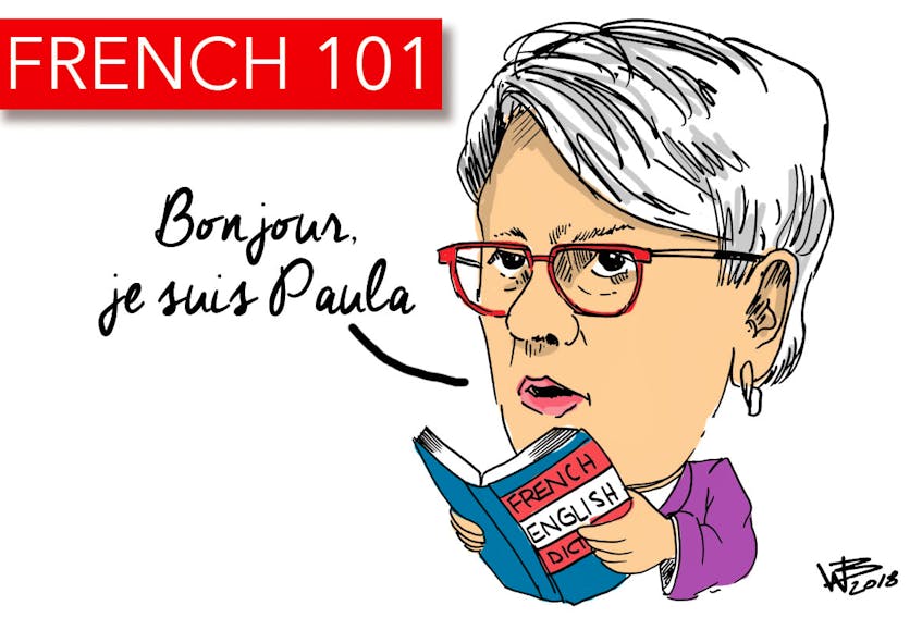 Transportation Minister Paula Biggar taking French immersion?