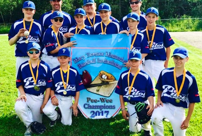 The Gander peewee baseball team recently won gold at the Mary Tavenor Memorial Invitational Baseball Tournament in Corner Brook.
