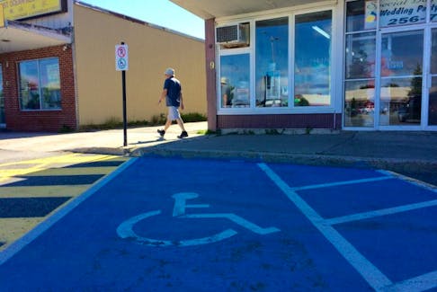 According to Gary Regular, supervisor of technical services with the Town of Gander, many of the businesses in Town Square are exempt from the Buildings Accessibility Act.