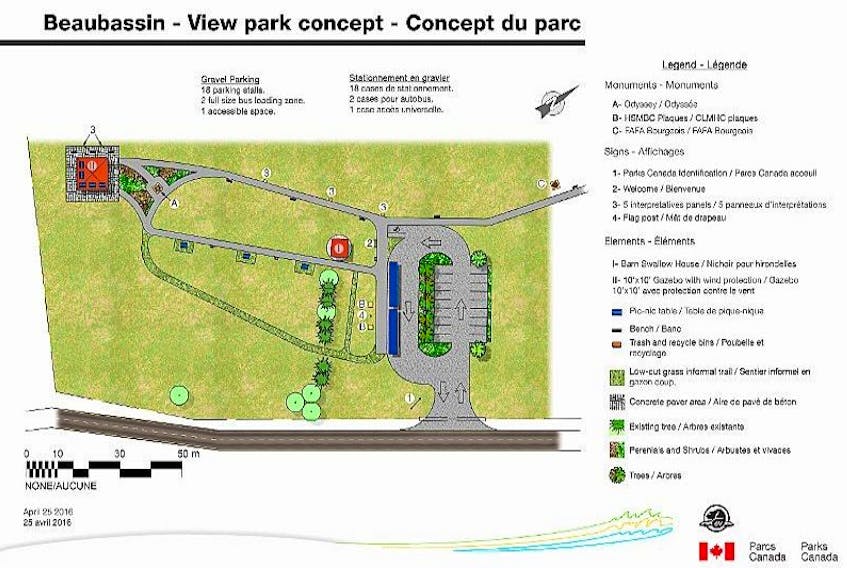 The development of an interpretive centre for the historic Acadian village of Beaubassin has moved closer to reality. Parks Canada has called for tenders for the construction of a new view park near the site of the village in Fort Lawrence.

