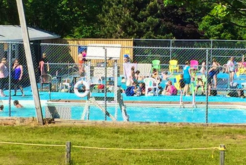 Belfast Campground pool.