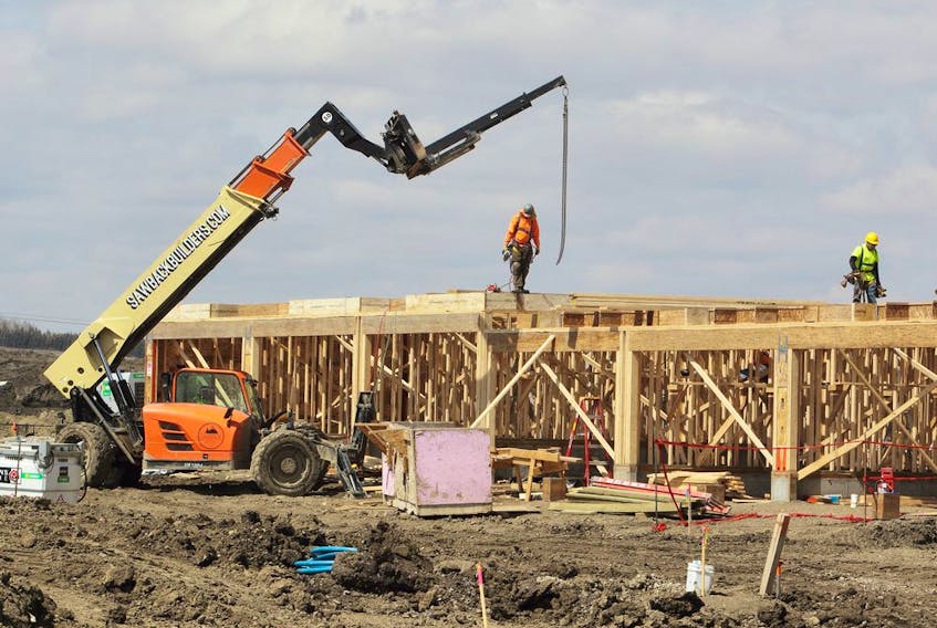Housing starts are down in Calgary.