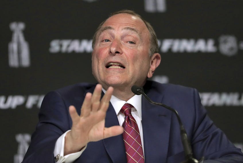 After announcing plans for a restart to this season, NHL commissioner Gary Bettman suggested on Tuesday that the league is willing to wait until Jan. 1, 2021, if necessary, to start next season.