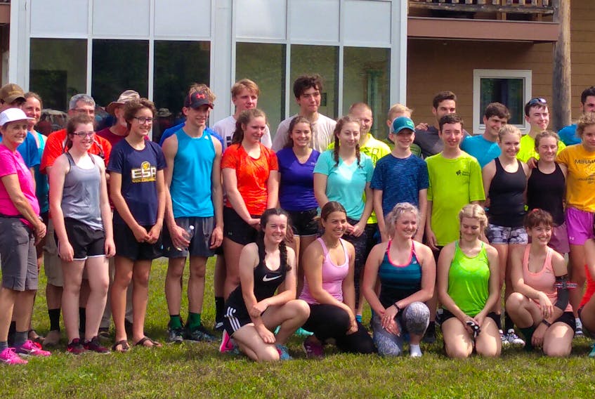 Seven Biathlon P.E.I. athletes and two coaches attended a training camp in New Brunswick recently.