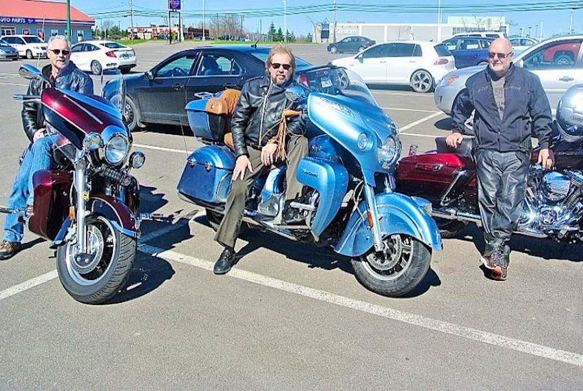 Bordertown Biker Bash organizing committee members (from left) Peter Rushton, Randy Thurber and Bill Digdon are looking forward to the summer festival’s return from July 21 to 23 at the Amherst Town Square Mall.