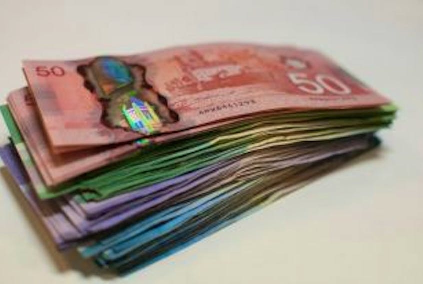 A considerable amount of money was found near the Royal Bank in Stellarton. NOTE: Picture is a stock photo and not of the actual money found.