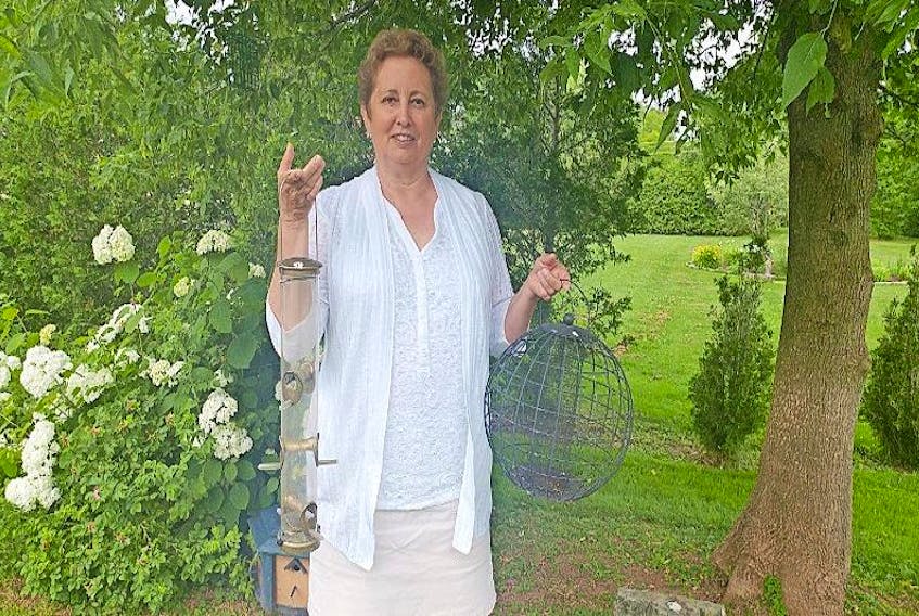 Bird-watcher Vicki Daley has taken down her birdfeeders and is going to clean them before placing them in storage. She suggests that everyone do the same.