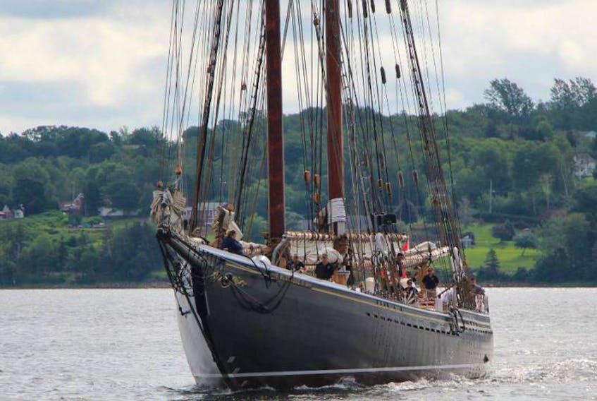 Bluenose II visiting Pictou and open for deck tours Aug. 14 and 15.