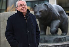 Dr. Robert Steadward, whose name is on The Steadward Centre for Personal and Physical Achievement at the University of Alberta, has been promoted to the Companion of the Order of Canada for his lifelong work in helping athletes with disabilities across the world, pictured on campus Jan. 6, 2021.