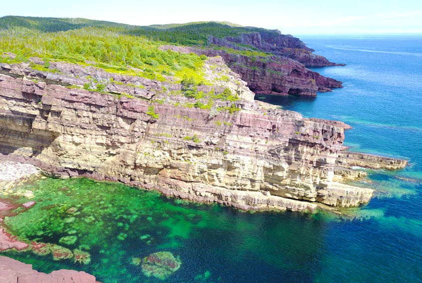 King’s Cove’s Brook Point is one of the 10 sites as part of the Discovery Aspiring Geopark’s bid to become UNESCO certified.
PHOTO COURTESY OF DAGI