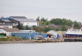 A 2018 photo of the shipyard in Clarenville.