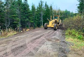 Grading on the T’Railway in the Discovery Trail area over the past few weeks.