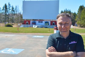 Bob Boyle, owner of the Brackley Drive-In, is hard at work getting ready for opening night on Friday. 