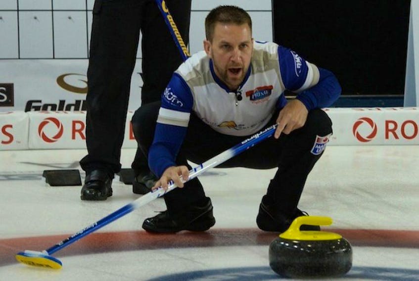 The St. John's rink skipped by Brad Gushue is 2-2 with one round-robin game remaining at this week's World Curling Tour event in Cornwall, Ont.