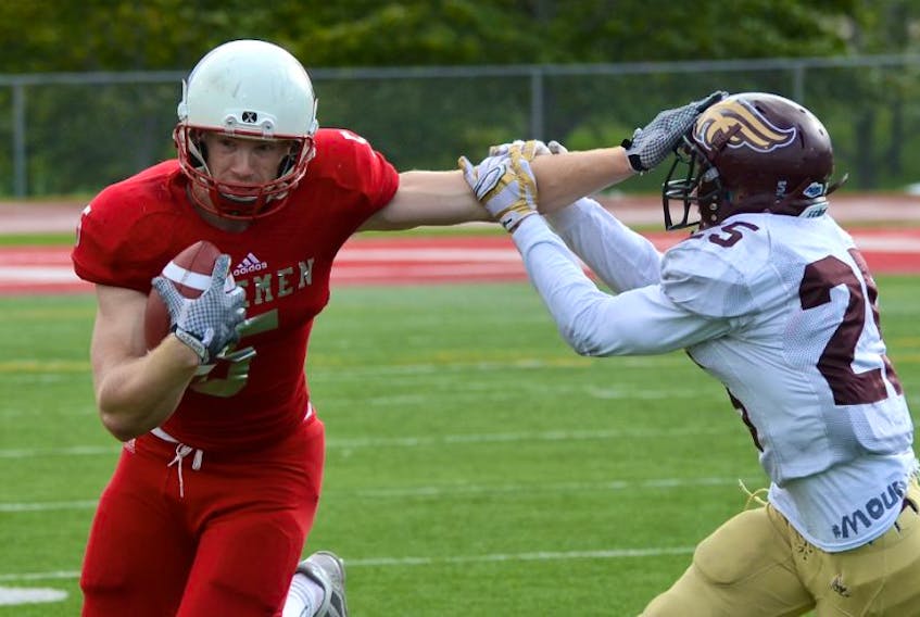 Acadia's Brian Jones was chosen fourth overall in the CFL draft May 10 by the Toronto Argos.